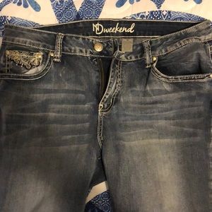 New Directions Weekend Jean Capris Size 16